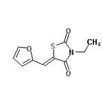CAS#: 464903-41-1， (5Z)-3-Ethyl-5-(2-Furylmethylene)-1,3-Thiazolidine-2,4-Dione