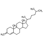 CAS#: 465-12-3， 3-Methylenecholest-4-Ene