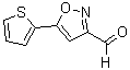 结构式 CAS# 465514-11-8, 5-(2-噻吩基)-3-异恶唑甲醛