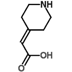 CAS#: 4671-98-1， 4-Piperidinylideneacetic Acid