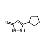 CAS#: 467248-37-9， 5-Cyclopentyl-1,2-Dihydro-3H-Pyrazol-3-One