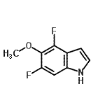 CAS#: 467452-32-0， 4,6-Difluoro-5-Methoxy-1H-Indole