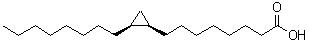 structure of CAS# 4675-61-0, cis-9,10-Methyleneoctadecanoic Acid;CIS-9,10-METHYLENEOCTADECANOIC ACID;DIHYDROSTERCULIC ACID
