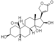 CAS#: 468-17-7， (3beta,5beta,16beta)-3,14,16-Trihydroxy-19-Oxo-Card-20(22)-Enolide