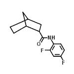 CAS#: 468744-12-9， N-(2,4-Difluorophenyl)Bicyclo[2.2.1]Heptane-2-Carboxamide