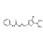 CAS#: 469885-16-3， (2E)-2-{[4-Bromo-5-(Dimethylamino)-2-Furyl]Methylene}-N-Phenylhydrazinecarbothioamide