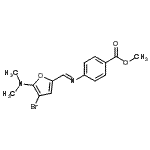 CAS#: 469895-89-4， Methyl 4-[(E)-{[4-Bromo-5-(Dimethylamino)-2-Furyl]Methylene}Amino]Benzoate