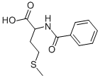structure of CAS# 4703-38-2, N-Benzoyl-Methionine;(2S)-2-(Benzoylamino)-4-Methylsulfanyl-Butanoate;(2S)-4-(Methylthio)-2-[(Oxo-Phenylmethyl)Amino]Butanoate;(2S)-2-(Benzoylamino)-4-(Methylthio)Butyrate