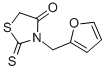structure of CAS# 4703-95-1, 3-(2-Furylmethyl)-2-Sulfanylidene-Thiazolidin-4-One;3-(2-Furylmethyl)-2-Thioxo-Thiazolidin-4-One;3-(2-Furylmethyl)-2-Thioxo-4-Thiazolidinone;3-(2-Furylmethyl)-2-Thioxo-1,3-Thiazolidin-4-One