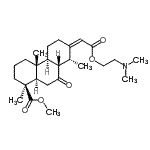 CAS 登录号：471-71-6， 甲基(13Z,14alpha)-13-{2-[2-(二甲基氨基)乙氧基]-2-氧代乙亚基}-14-甲基-7-氧代罗汉松n-16-酸酯