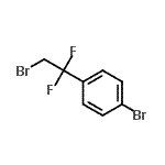 structure of CAS# 471246-90-9, 1-Bromo-4-(2-Bromo-1,1-Difluoroethyl)Benzene;4-(2-Bromo-1,1-difluoroethyl)bromobenzene;4-(2-Bromo-1,1-difluoroethyl)bromobenzene 98%;MFCD07777120