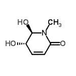 CAS#: 471248-32-5， (5S,6R)-5,6-Dihydroxy-1-Methyl-5,6-Dihydro-2(1H)-Pyridinone