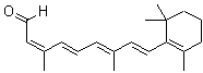structure of CAS# 472-86-6, 13-cis-Retinal;(13Cis)-Retinal;13-Cis Retinal;13-Cis-Retinal