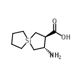 CAS#: 472966-20-4， (2R,3S)-3-Amino-5-Silaspiro[4.4]Nonane-2-Carboxylic Acid