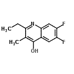 CAS#: 473236-96-3， 2-Ethyl-6,7-Difluoro-3-Methyl-4-Quinolinol