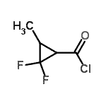 CAS#: 473237-10-4， 2,2-Difluoro-3-Methylcyclopropanecarbonyl Chloride