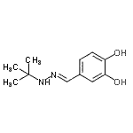 CAS#: 473238-79-8， 4-{(E)-[(2-Methyl-2-Propanyl)Hydrazono]Methyl}-1,2-Benzenediol