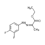 CAS#: 473258-20-7， Ethyl (2Z)-2-[(3,4-Difluorophenyl)Hydrazono]Propanoate