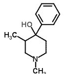 CAS#: 4733-71-5， 1,3-Dimethyl-4-Phenyl-4-Piperidinol