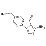 CAS#: 473437-91-1， 1-Amino-6-Ethyl-8H-Indeno[1,2-c]Thiophen-8-One