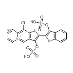 CAS#: 4735-07-3， 9-Chloro-2-[3-(Sulfooxy)Benzo[b]Thien-2-Yl]-Naphtho[2,3-b]Thiophene-3-Ol Hydrogen Sulfate Sodium Salt (1:2)