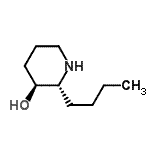 CAS#: 473808-97-8， (2R,3S)-2-Butyl-3-Piperidinol