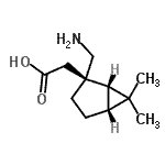 CAS#: 473829-51-5， [(1S,2R,5R)-2-(Aminomethyl)-6,6-Dimethylbicyclo[3.1.0]Hex-2-Yl]Acetic Acid