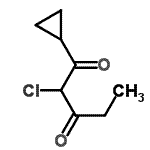CAS#: 473924-03-7， 2-Chloro-1-Cyclopropyl-1,3-Pentanedione