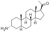 CAS 登录号：474-45-3， 3alpha-氨基-5alpha-孕甾烷-20-酮