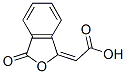 structure of CAS# 4743-57-1, 2-(3-Oxo-1,3-Dihydroisobenzofuran-1-Yliden)Acetic Acid;(2Z)-2-(3-Oxo-2-Benzofuran-1-Ylidene)Acetic Acid;2-(3-Oxoisobenzofuran-1-Ylidene)Acetic Acid;(2Z)-2-(3-Oxoisobenzofuran-1-Ylidene)Acetic Acid