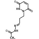 CAS#: 474333-22-7， N'-[(1E)-3-(3,6-Dioxo-3,6-Dihydro-1(2H)-Pyridazinyl)Propylidene]Acetohydrazide