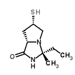 CAS#: 474670-64-9， (3R,6S,7aS)-3-Ethyl-3-Methyl-6-Sulfanylhexahydro-1H-Pyrrolo[1,2-c]Imidazol-1-One