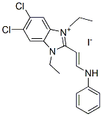 CAS#: 4751-23-9， 5,6-Dichloro-1,3-Diethyl-2-[2-(Phenylamino)Vinyl]-1H-Benzimidazolium Iodide