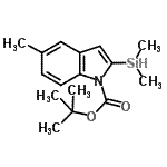 CAS#: 475102-17-1， 2-Methyl-2-Propanyl 2-(Dimethylsilyl)-5-Methyl-1H-Indole-1-Carboxylate