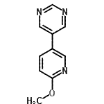 CAS#: 475275-80-0， 5-(6-Methoxy-3-Pyridinyl)Pyrimidine