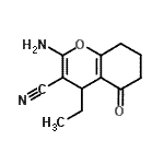 CAS#: 476210-27-2， 2-Amino-4-Ethyl-5-Oxo-5,6,7,8-Tetrahydro-4H-Chromene-3-Carbonitrile