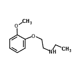 CAS#: 4766-09-0， N-Ethyl-2-(2-Methoxyphenoxy)Ethanamine