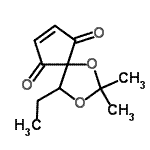 CAS#: 477842-76-5， 4-Ethyl-2,2-Dimethyl-1,3-Dioxaspiro[4.4]Non-7-Ene-6,9-Dione