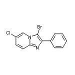 CAS#: 477886-81-0， 3-Bromo-6-Chloro-2-Phenylimidazo[1,2-a]Pyridine