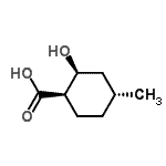 CAS#: 478028-37-4， (1R,2S,4R)-2-Hydroxy-4-Methylcyclohexanecarboxylic Acid