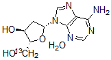 CAS#: 478510-77-9， 2'-Deoxy-Adenosine-5'-13C Monohydrate