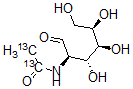 CAS#: 478529-42-9， 2-(Acetyl-13C2-Amino)-2-Deoxy-D-Glucose Labeled With Carbon-13