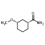 CAS#: 478841-53-1， (1R,3S)-3-Methoxycyclohexanecarboxamide