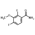 structure of CAS# 479091-06-0, 2,4-Difluoro-3-Methoxybenzamide