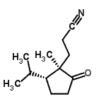 CAS#: 479578-37-5， 3-[(1R,2R)-2-Isopropyl-1-Methyl-5-Oxocyclopentyl]Propanenitrile