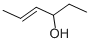 structure of CAS# 4798-58-7, 2-Hexen-4-Ol;Hex-4-En-3-Ol;Ai3-28613