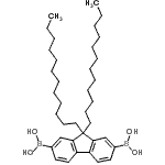 structure of CAS# 480424-86-0, (9,9-Didodecyl-9H-Fluorene-2,7-Diyl)Diboronic Acid;571490_ALDRICH