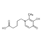 CAS#: 480436-59-7， 5-(3-Hydroxy-2-Methyl-4-Oxo-1(4H)-Pyridinyl)Pentanoic Acid