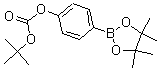 结构式 CAS# 480438-75-3, 4-叔丁氧羰基氧基苯硼酸频哪醇酯