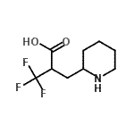 CAS#: 480438-80-0， 3,3,3-Trifluoro-2-(2-Piperidinylmethyl)Propanoic Acid